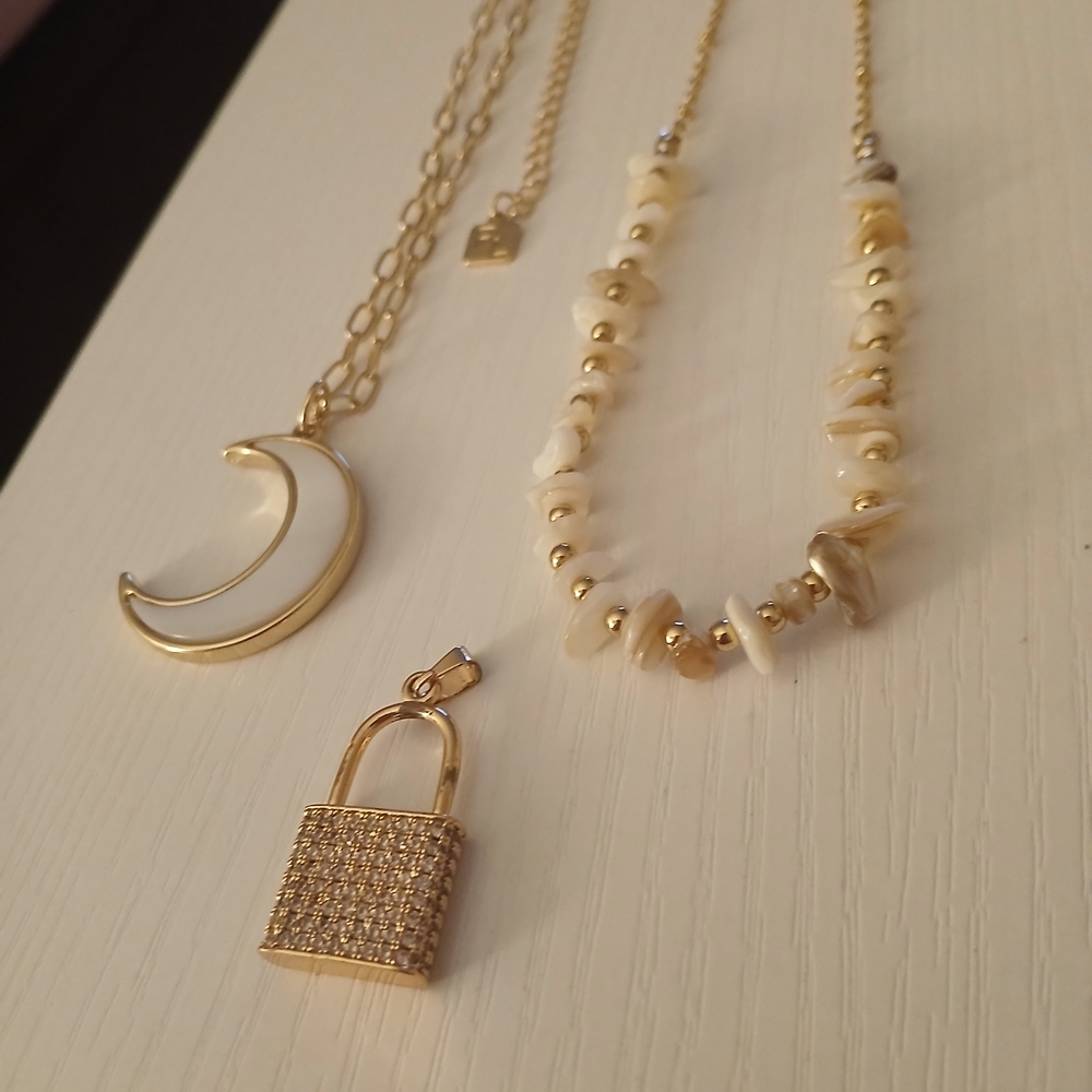 2 Park Lane Necklaces And Padlock Pendant